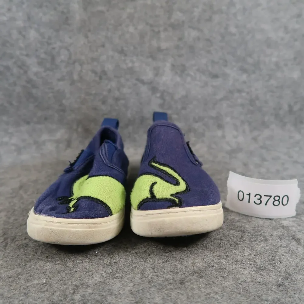 Wonder Nation Shoes Baby Toddler 6 Sneaker Slip On Dino Mite Dinosaur Blue Green_2